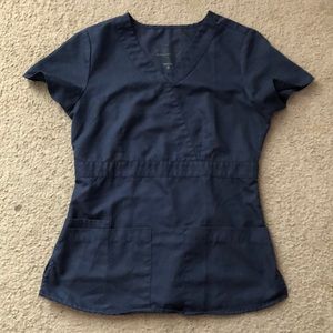 Gray Scrub Top